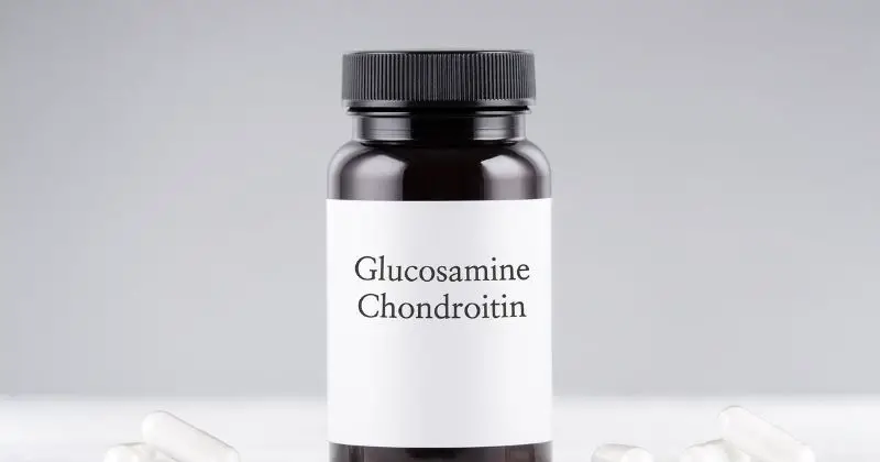 Glucosamine and Chondroitin - A pill bottle of Glucosamine and Chondroitin