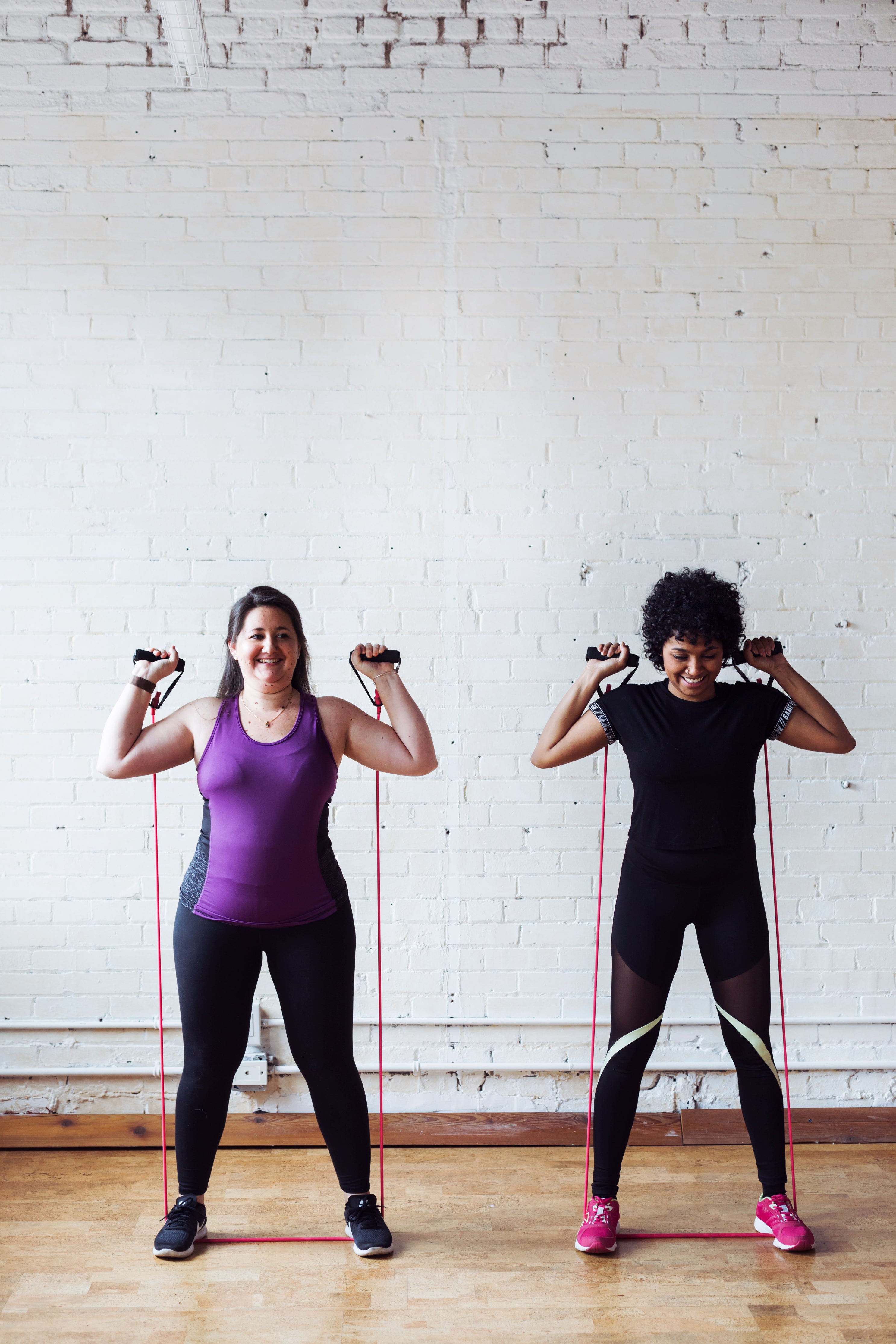 Resistance Band Exercises - Overhead Press