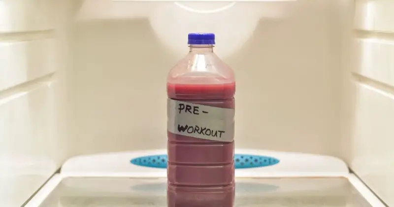 Pre-Workout - A bottle of prepare pre-workout