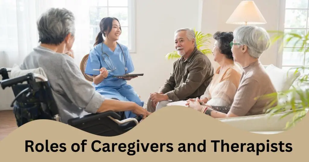 Roles of Caregivers and Therapists
Female Doctor discussing the things with patient and family
